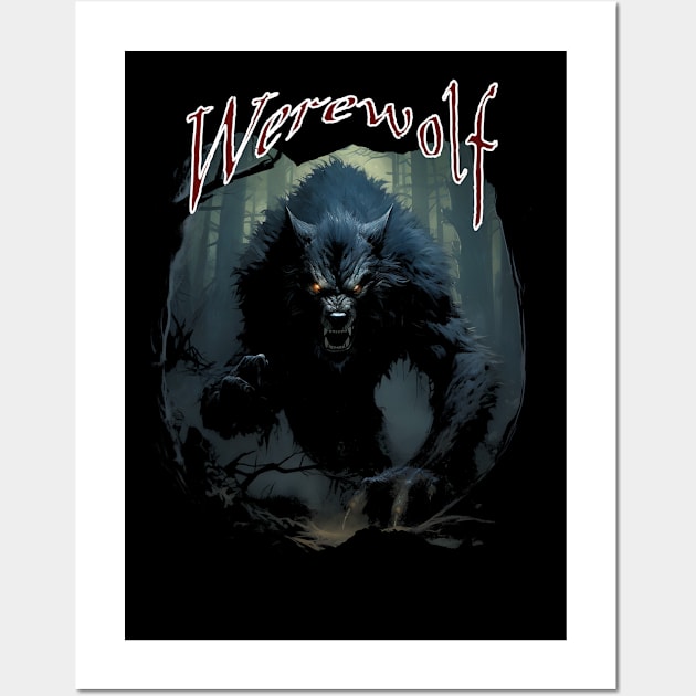 Werewolf Wall Art by MckinleyArt